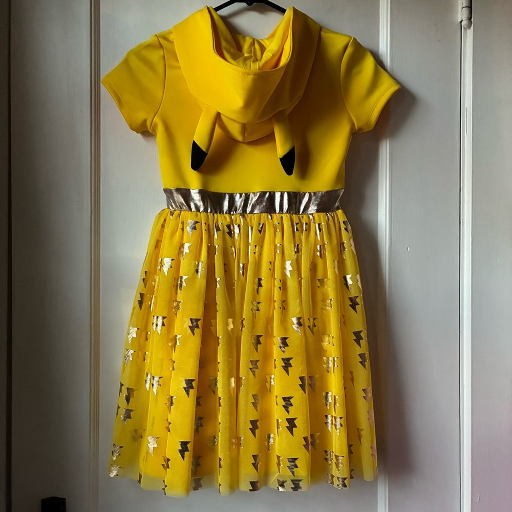 NEW Girls' Pokemon Pikachu Cosplay Tutu Dress - Picture 3 of 6